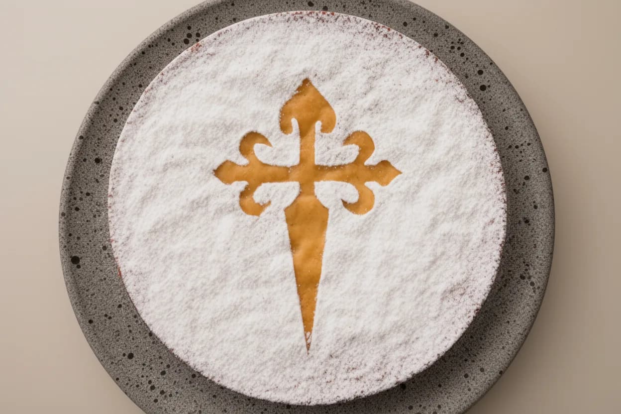 Tarta de Santiago de almendra